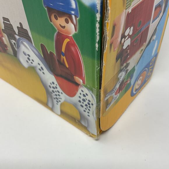 2005 Playmobil 123 Farm Set #6740 Sealed Brand New Complete in Box Vintage CIB - Picture 7 of 7